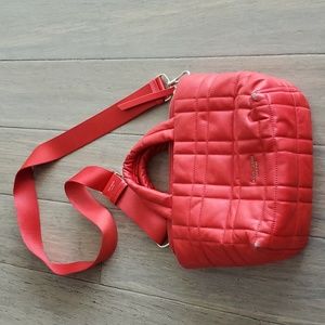 Kate spade red leather crossbody bag